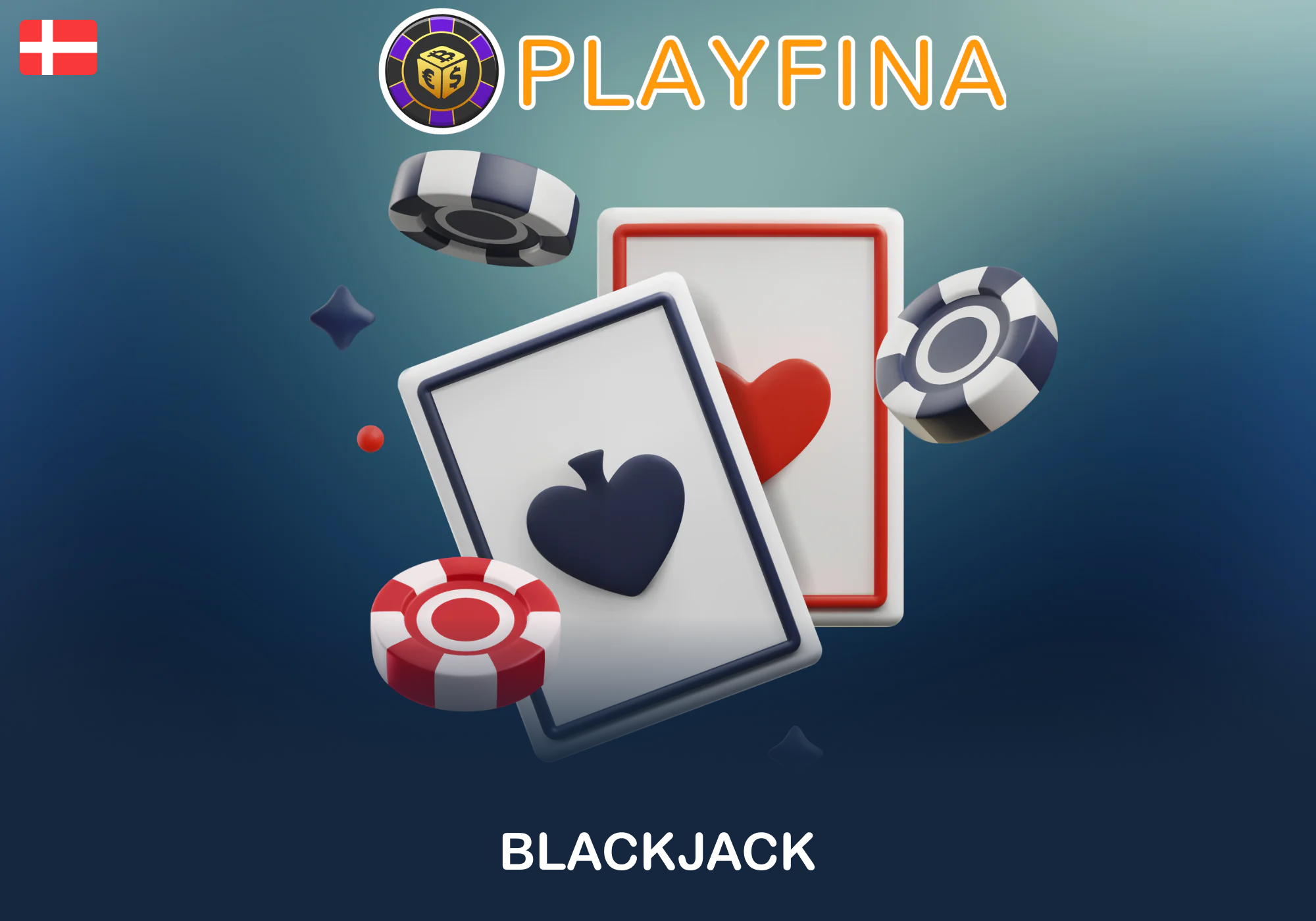 Blackjack bordspil for Danmark på Playfina