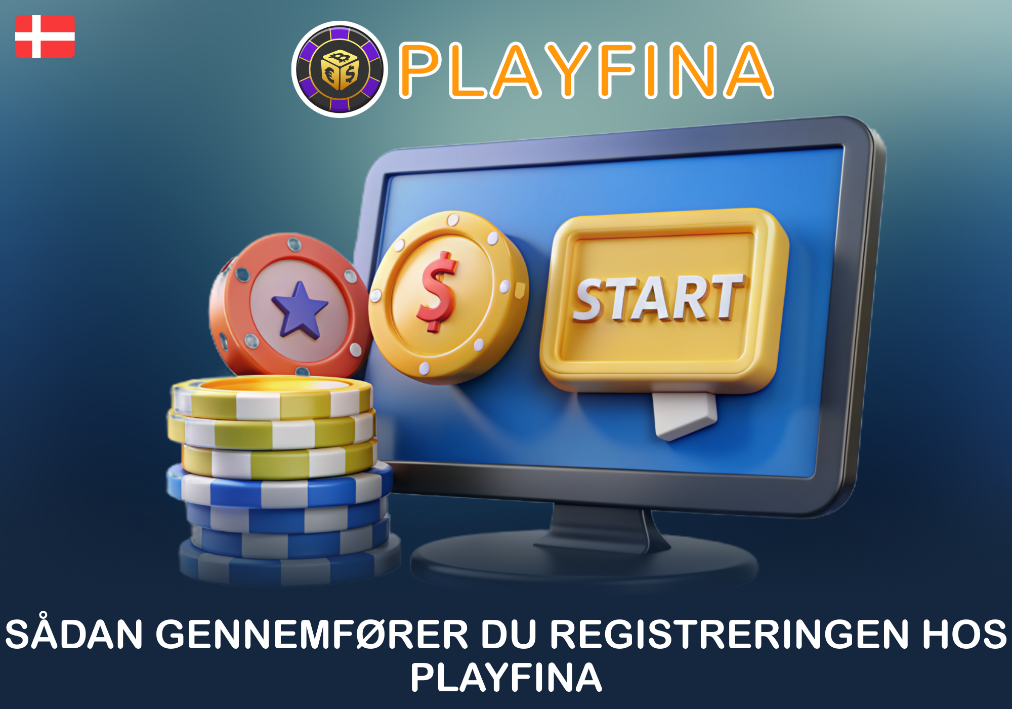 Sådan kommer du i gang med at spille på Playfina online casino, trin-for-trin instruktioner