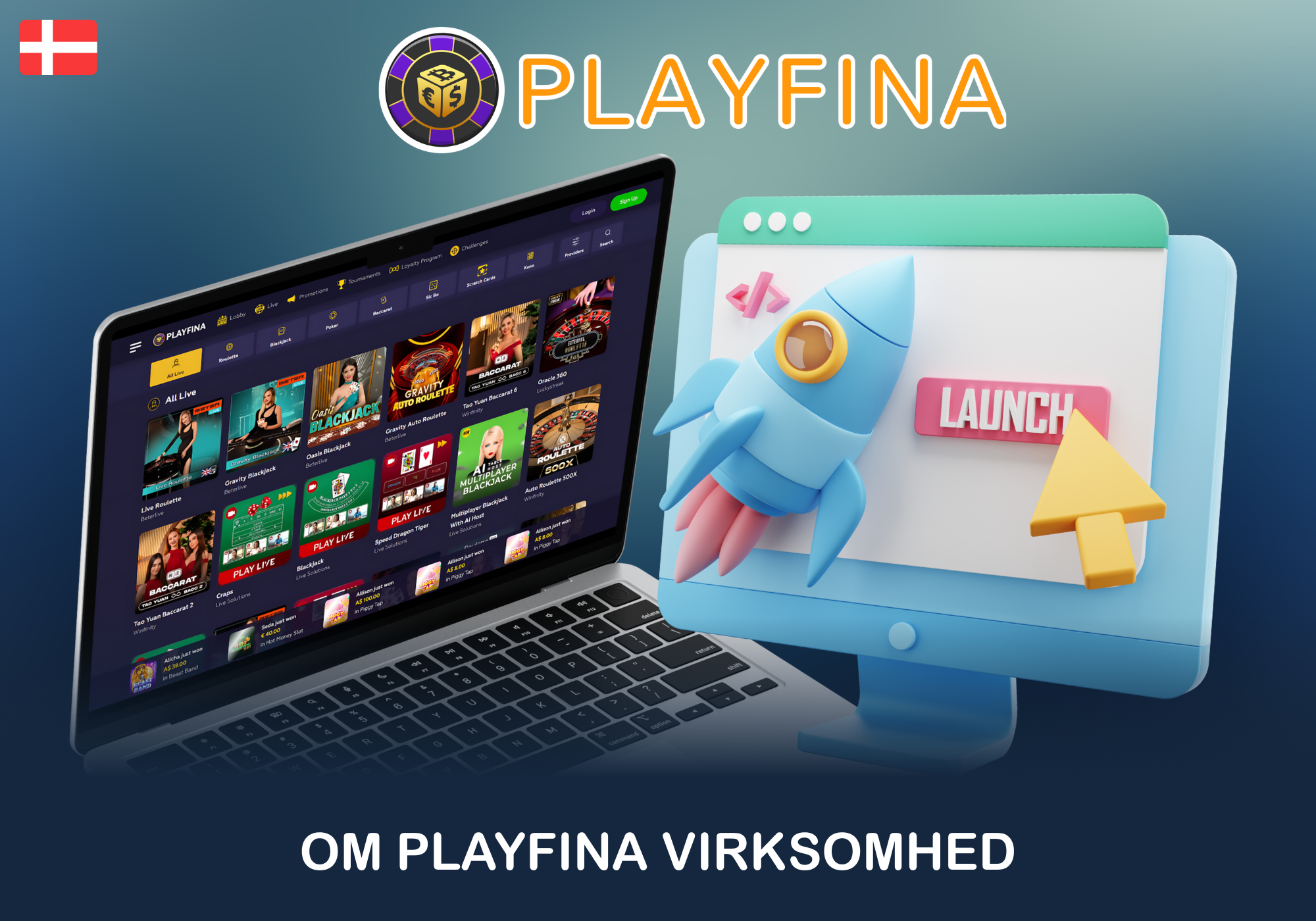 Grundlæggende information om Playfina Casino